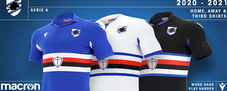 camisetas Sampdoria replicas 2020-2021